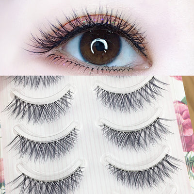 Makeup Transparent Stem Eyelashes Female