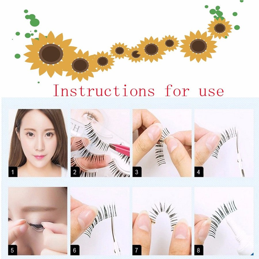 Makeup Transparent Stem Eyelashes Female