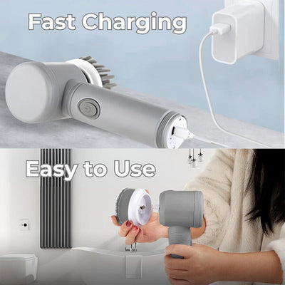 Rechargeable Electric Cordless Cleaning Brush