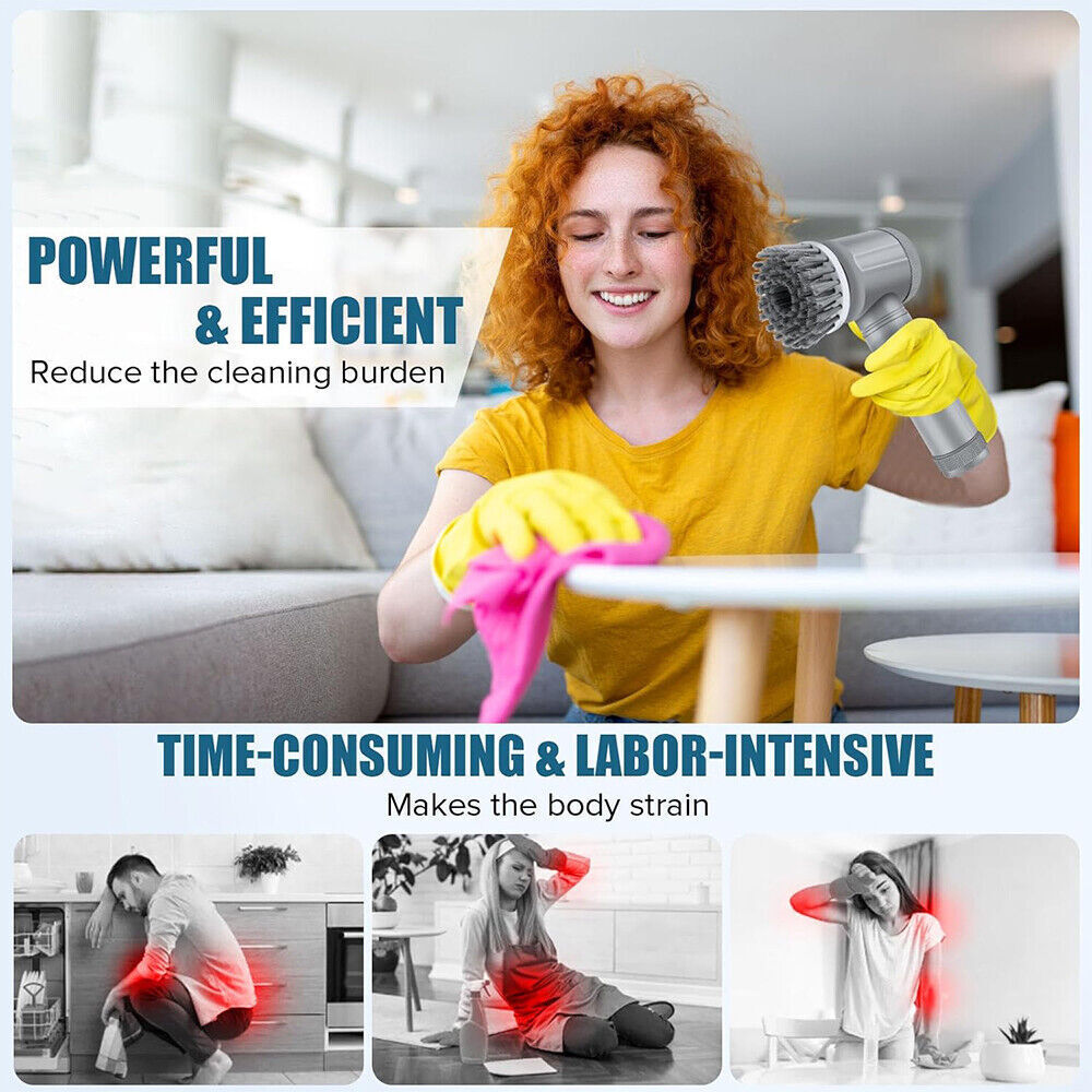 Rechargeable Electric Cordless Cleaning Brush