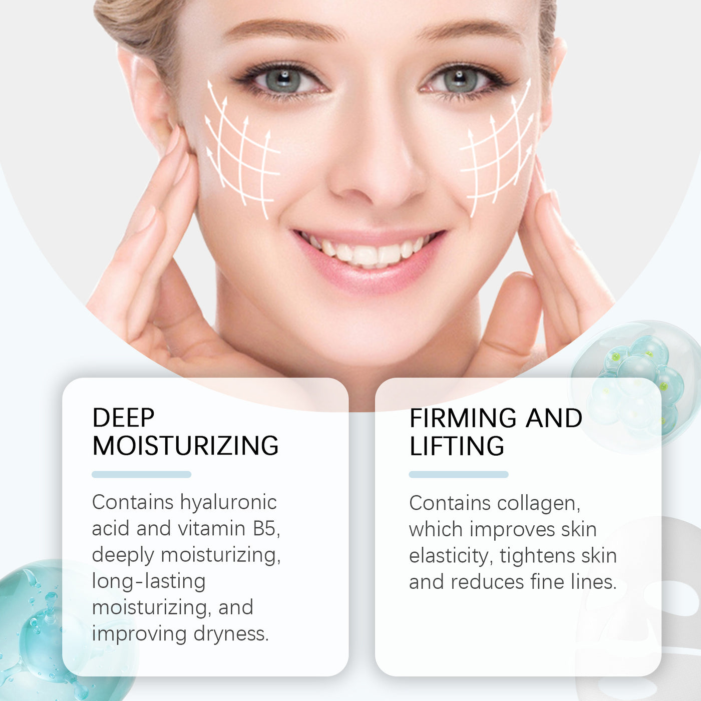 Collagen B5 Moisturizing Mask Moisturizes Skin