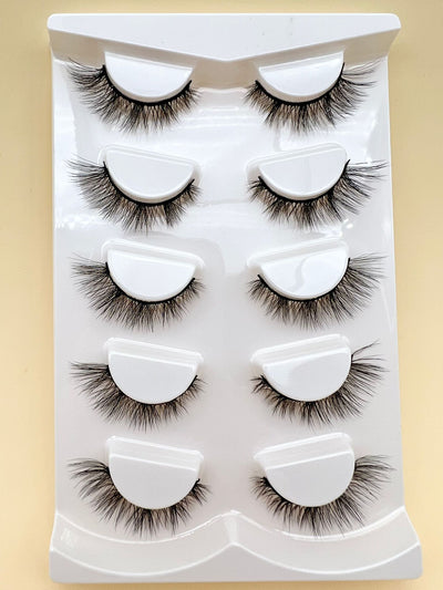 Tail Lengthening Natural Eyelashes Flat False