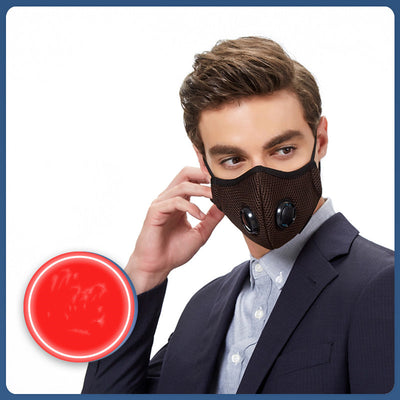 Double Breathing Valve Mask