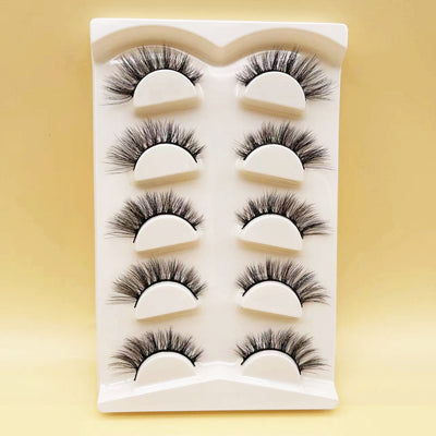 Tail Lengthening Natural Eyelashes Flat False