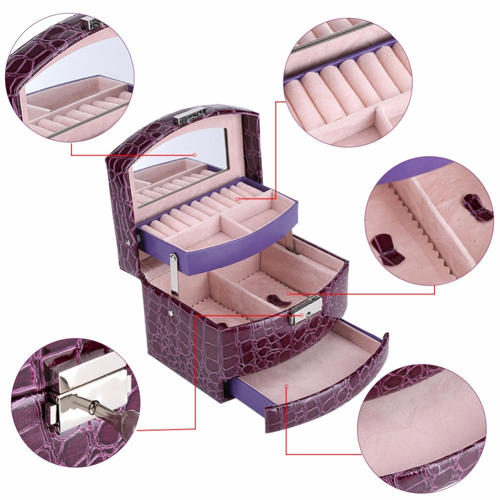 Box Container Case Gift Box Women Cosmetic Casket