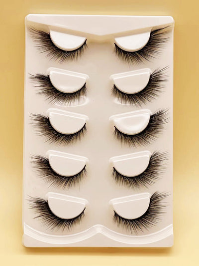 Tail Lengthening Natural Eyelashes Flat False
