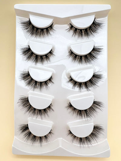 Tail Lengthening Natural Eyelashes Flat False