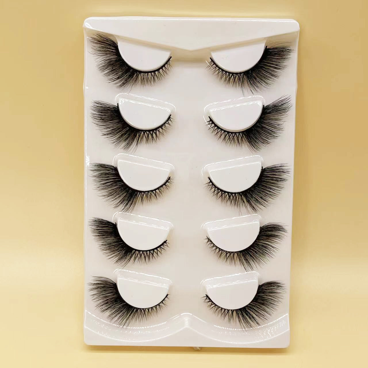 Tail Lengthening Natural Eyelashes Flat False