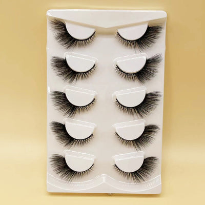 Tail Lengthening Natural Eyelashes Flat False