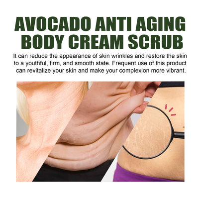 Avocado Facial Scrub Exfoliating Dead Skin Gentle Cleansing Body Nourishing And Firming Soft Whitening Skin