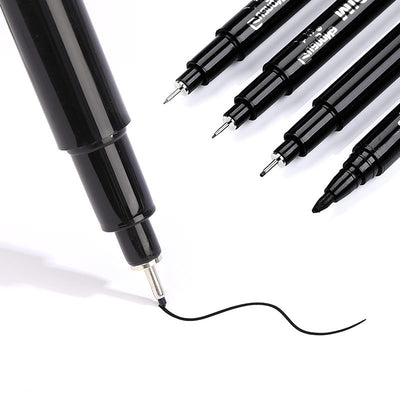 Nail Brush 3D Fluoresent Marker Graffiti Pen Drawing Nail Painting Pen