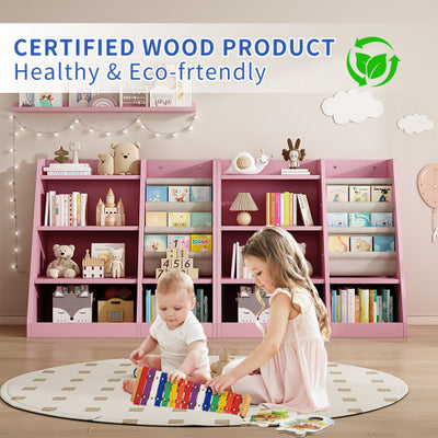 Wooden Toy Storage Organizer Cabinet
