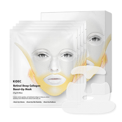 KOEC Collagen Tearing Mask With Brush Become Transparent Moisturizing