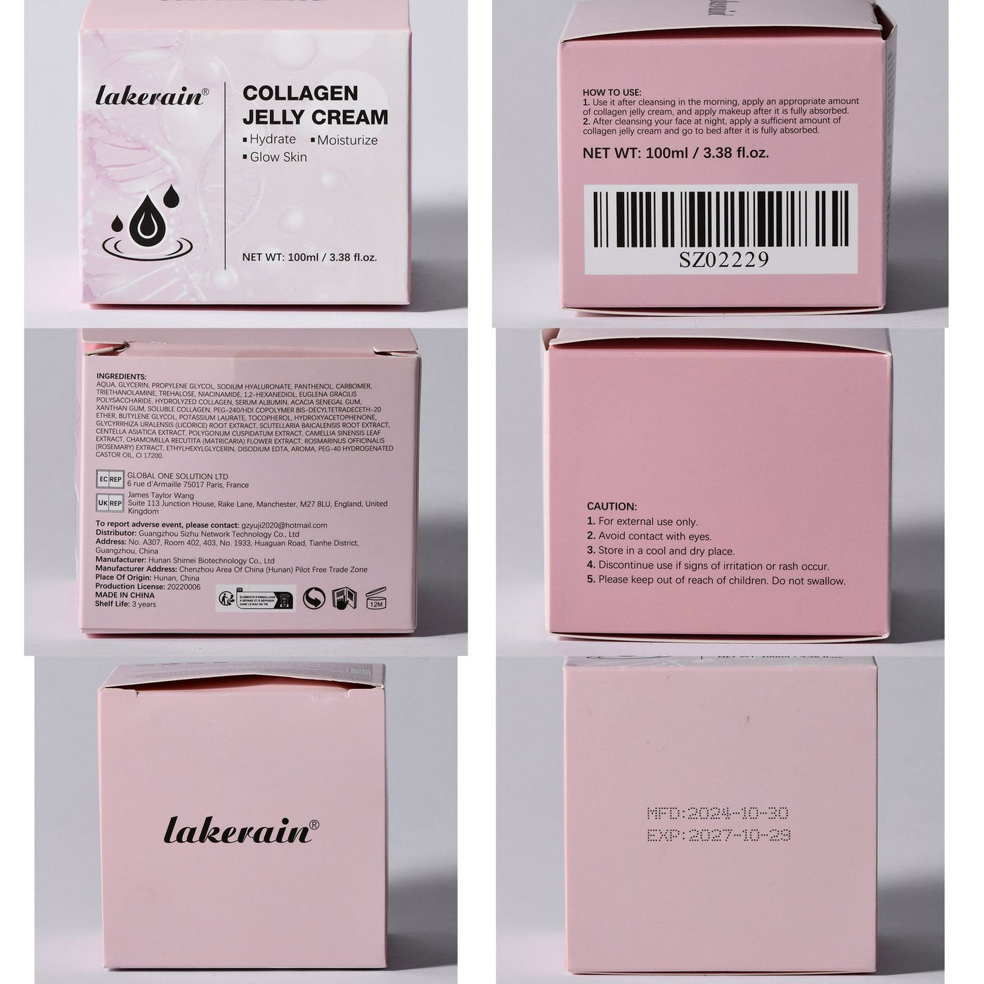 Collagen Jelly Cream Hydrating And Firming Facial Mask