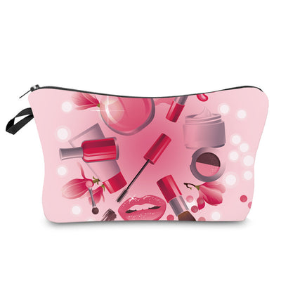 Women's Printed Makeup Organizer Clutch