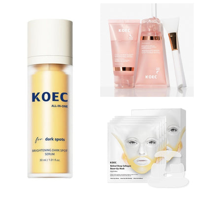 KOEC Collagen Tearing Mask With Brush Become Transparent Moisturizing