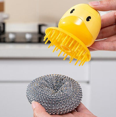 Steel Ball Pot Brush Cleaner