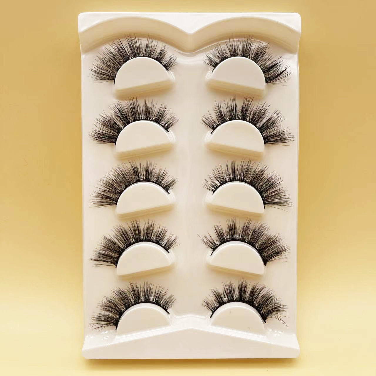 Tail Lengthening Natural Eyelashes Flat False