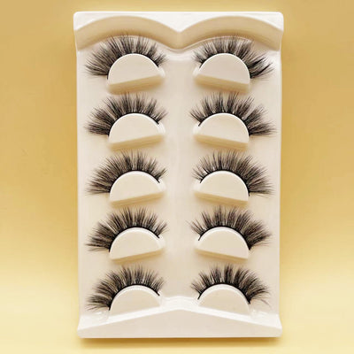 Tail Lengthening Natural Eyelashes Flat False
