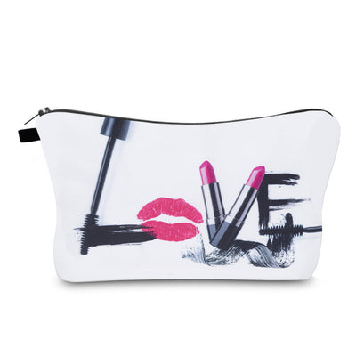 Women's Printed Makeup Organizer Clutch