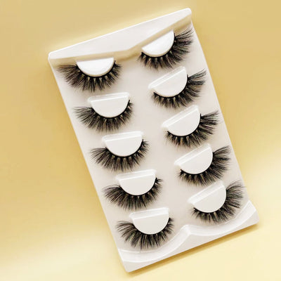 Tail Lengthening Natural Eyelashes Flat False